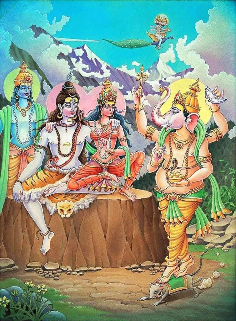भक्तांच्या कथा-1-श्री गणेश-Devotee-1 Shri Ganesh 16 ganesh prithvi parikrama